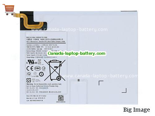 SAMSUNG Galaxy Tab A T510 Replacement Laptop Battery 6150mAh, 23.68Wh  3.85V White Li-Polymer