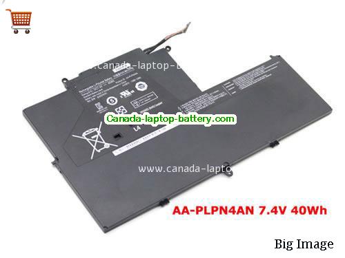 Genuine SAMSUNG AA-PLPN4AN Battery 40Wh, 7.4V, Black , Li-Polymer