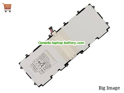 Genuine SAMSUNG Tablet 10.1 GT-P7500R Battery 7000mAh, 25.9Wh , 3.7V, White , Li-ion