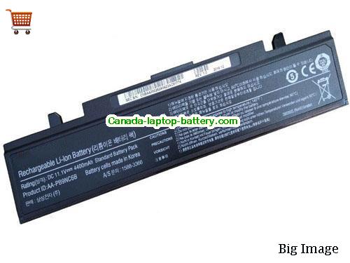 Genuine SAMSUNG NP-P500-RA01UK Battery 4400mAh, 11.1V, Black , Li-ion