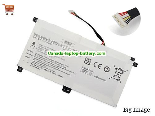 SAMSUNG 300E5K-Y0A Replacement Laptop Battery 3780mAh, 43Wh  11.4V White Li-ion