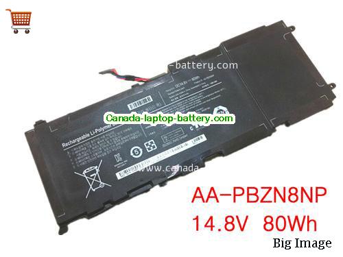 Genuine SAMSUNG NP700Z5A-S04US Battery 80Wh, 14.8V, Black , Li-Polymer