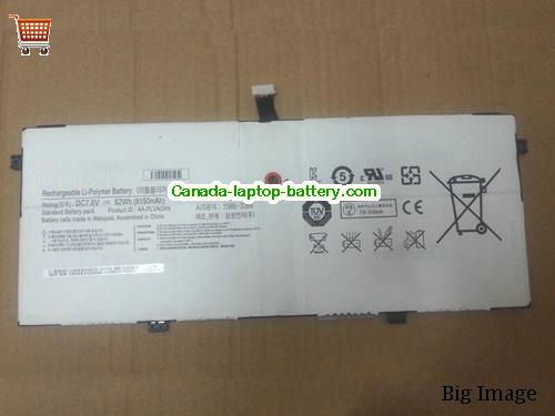 Genuine SAMSUNG NP930X5J-K02CH Battery 8150mAh, 62Wh , 7.6V, White , Li-Polymer