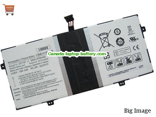 Genuine SAMSUNG 930X2KK01 Battery 4700mAh, 35Wh , 7.6V, White , Li-ion