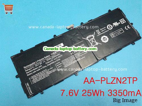 Canada Genuine SAMSUNG AA-PLZN2TP 1588-3366 Laptop Battery 25Wh