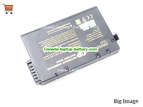 Genuine KAPOK 6200M Battery 6600mAh, 10.8V, Black , Li-ion