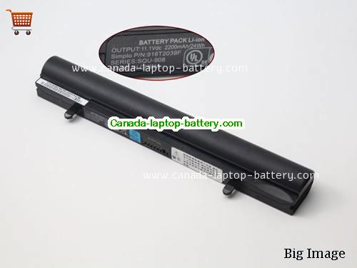 Canada Original Laptop Battery for   Black, 2200mAh 11.1V