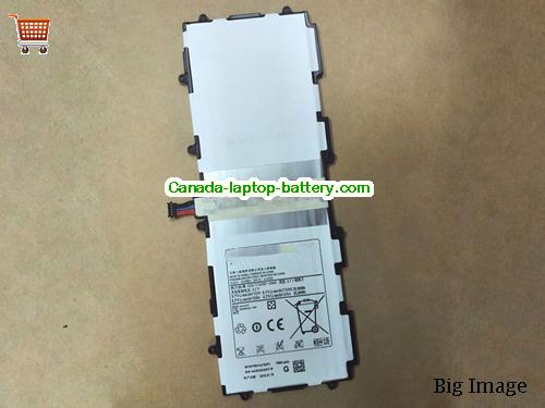 Canada Genuine Samsung SP3676B1A(1S2P) S/N AA3C624tS/T-B GB/T18287-2000 Tablet Battery 3.7V 25.90Wh 