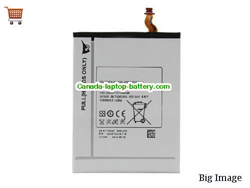 Genuine SAMSUNG T110 Tablet PC Battery 13.68Wh, 3.8V, White , Li-ion