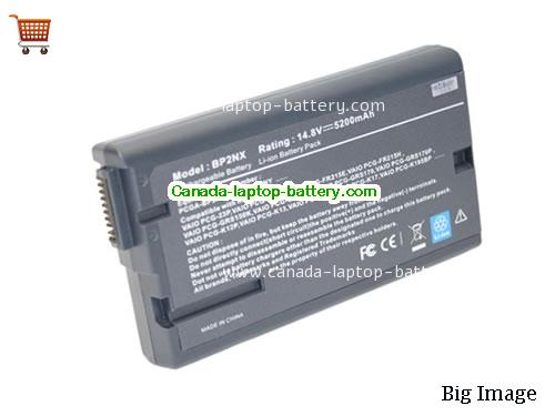 SONY VAIO PCG-GRX516MD Replacement Laptop Battery 4400mAh 14.8V Grey Li-ion