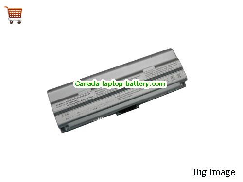 SONY VAIO PCG-TR2AP1 Replacement Laptop Battery 6600mAh 11.1V Silver Li-ion