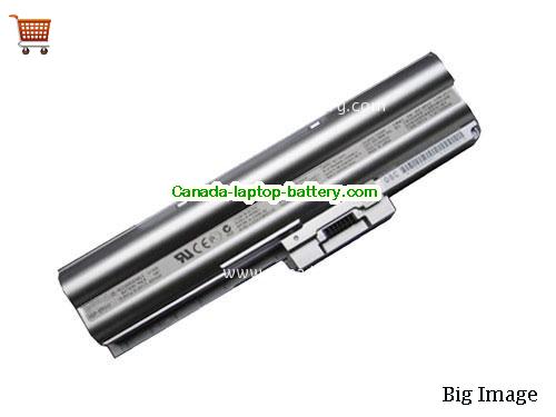 SONY VAIO VGN-Z93HS Replacement Laptop Battery 6600mAh 11.1V Silver Li-ion