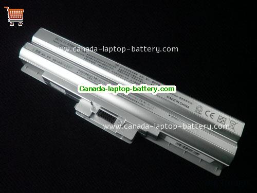 SONY VAIO VGN-NW21ZF/S Replacement Laptop Battery 5200mAh 11.1V Silver Li-ion