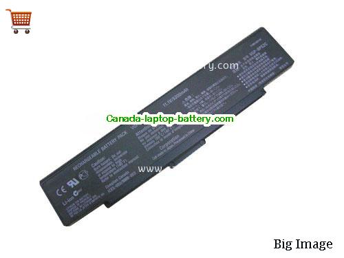 Genuine SONY VGN-FE590 Battery 5200mAh, 11.1V, Black , Li-ion