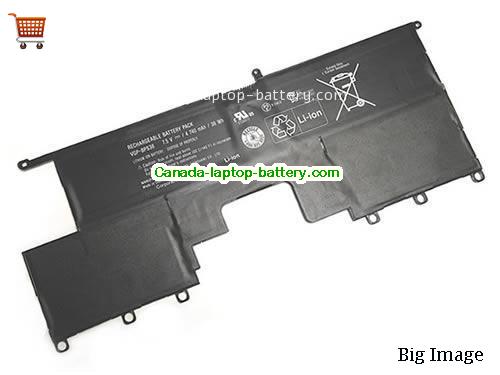 Genuine SONY SVP13218PW Battery 4740mAh, 36Wh , 7.5V, Black , Li-ion