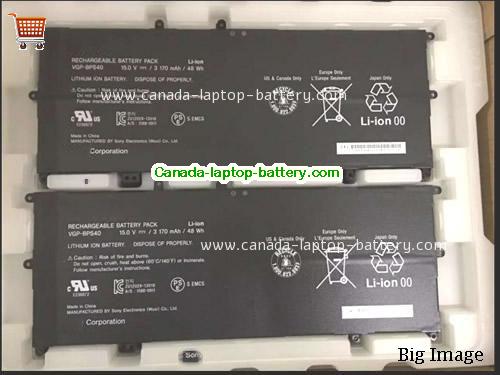 SONY Vaio FLIP SVF14N16SAS Replacement Laptop Battery 3170mAh, 48Wh  15V Black Li-ion