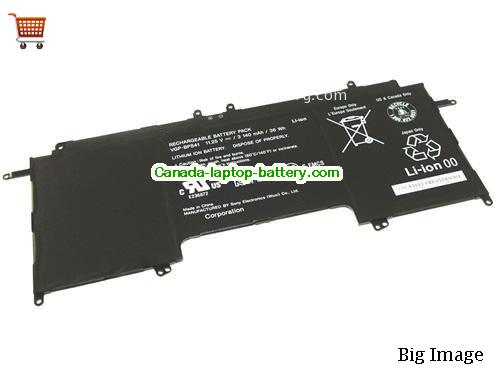 Genuine SONY VAIO SVF13N25CLB Battery 3140mAh, 36Wh , 11.25V, Black , Li-ion