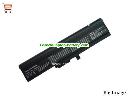 SONY VAIO VGN-TX630P/B Replacement Laptop Battery 6600mAh 7.4V Black Li-ion