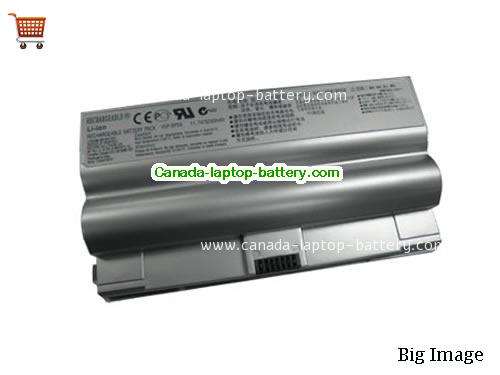 SONY VAIO VGN-FZ340E Replacement Laptop Battery 5200mAh 11.1V Silver Li-ion