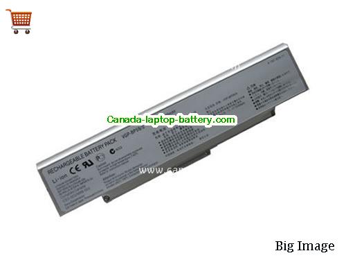 SONY VAIO VGN-NR50B Replacement Laptop Battery 5200mAh 11.1V Silver Li-ion