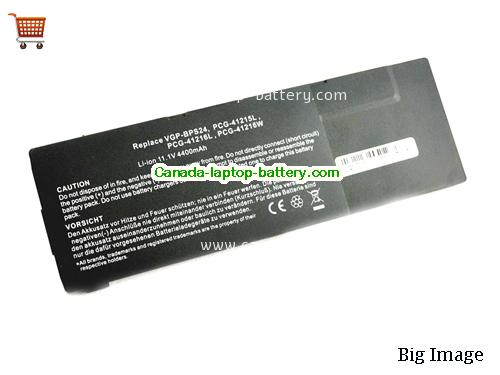 SONY VAIO SVS13119GJ/B Replacement Laptop Battery 4400mAh 11.1V Black Li-ion