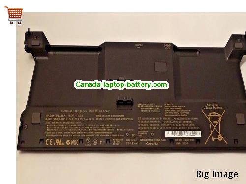 Genuine SONY SVD11217CCB Battery 4830mAh, 7.4V, Black , Li-Polymer
