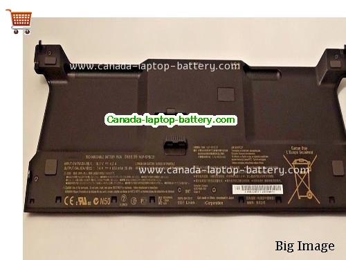 Genuine SONY SVD11217CC Battery 4830mAh, 7.4V, Black , Li-Polymer