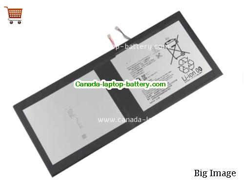 SONY Xperia Z4 Tablet Replacement Laptop Battery 6000mAh, 22.8Wh  3.8V Black Li-Polymer