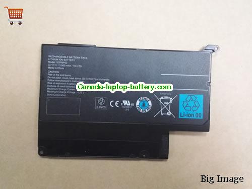 Genuine SONY SGPBP02 Battery 5000mAh, 18.5Wh , 3.7V, Black , Li-ion