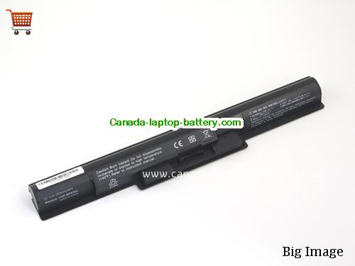 SONY SVF15329CGW Replacement Laptop Battery 2600mAh, 33Wh  14.8V Black Li-ion