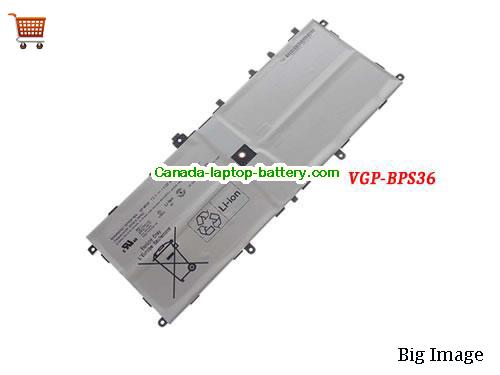 Genuine SONY VGP-BPS36 Battery 6320mAh, 48Wh , 7.5V, White , Li-ion