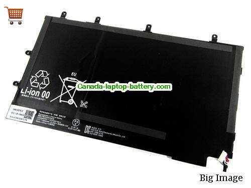 Genuine SONY Sony Xperia Z Tablet Battery 6000mAh, 22.2Wh , 3.7V, Black , Li-ion