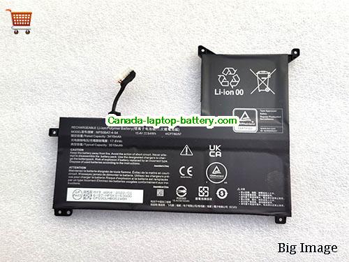 Canada Original Laptop Battery for  COLORFUL X15 AT,  Black, 3510mAh, 54Wh  15.4V