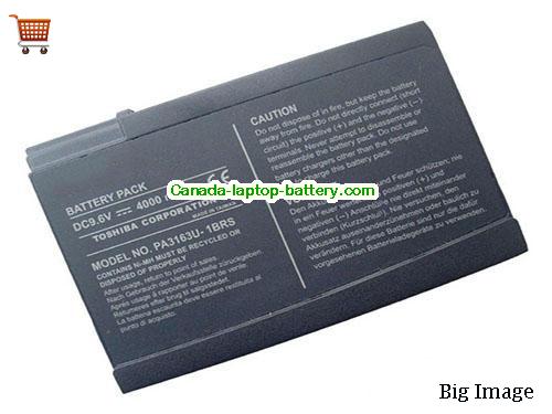 Genuine TOSHIBA Satellite 1000 Series Battery 4000mAh, 38Wh , 9.6V, Black , Li-ion