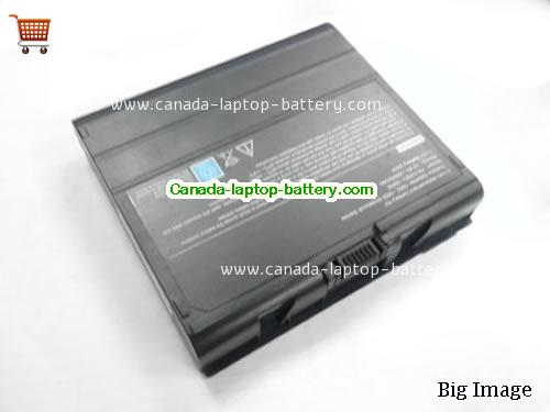 TOSHIBA Satellite 1950-801D Replacement Laptop Battery 6600mAh 14.8V Black Li-ion