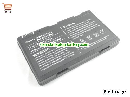 Canada Toshiba PA3395U-1BRS, PA3421U-1BRS, Satellite M30X M35X M40X Series Replacement Laptop Battery 8-Cell