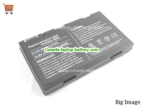 TOSHIBA Satellite M35X-S309 Replacement Laptop Battery 4400mAh 14.8V Black Li-ion