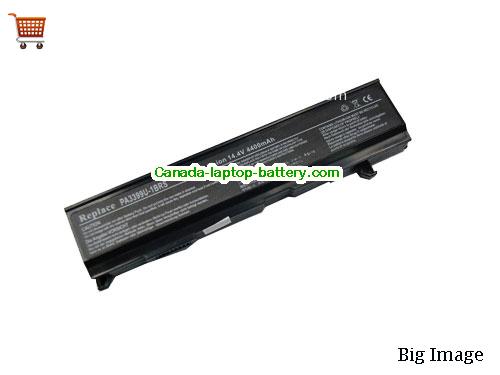 TOSHIBA Toshiba Satellite A100 Replacement Laptop Battery 4400mAh 14.4V Black Li-ion