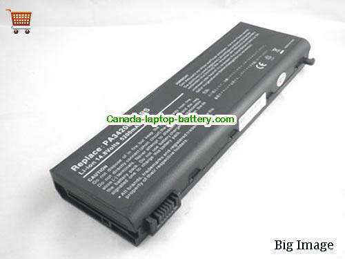 TOSHIBA Satellite Pro L100-107 Replacement Laptop Battery 4400mAh 14.4V Black Li-ion