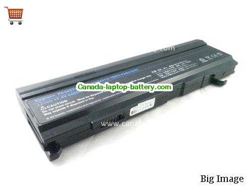 TOSHIBA Equium M50-192 Replacement Laptop Battery 4400mAh, 63Wh  14.4V Black Li-ion