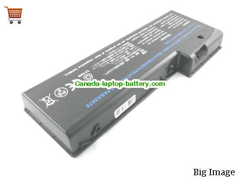 TOSHIBA Satego P100-490 Replacement Laptop Battery 6600mAh 10.8V Black Li-ion