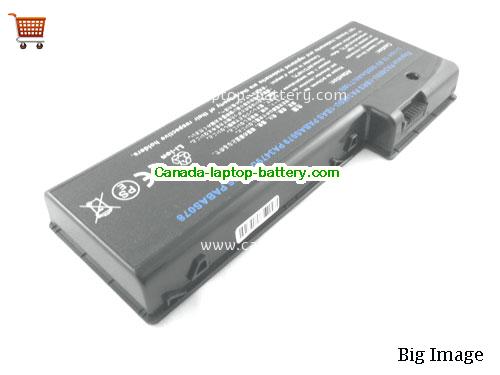 TOSHIBA Satego P100-10U Replacement Laptop Battery 6600mAh 10.8V Black Li-ion