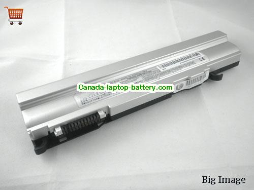 TOSHIBA Portege R300 Series Replacement Laptop Battery 5100mAh 10.8V Silver Li-ion