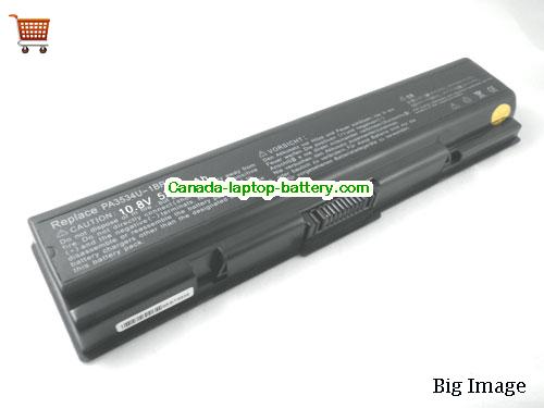 TOSHIBA Dynabook Satellite T30 160C/5W Replacement Laptop Battery 5200mAh 10.8V Black Li-ion