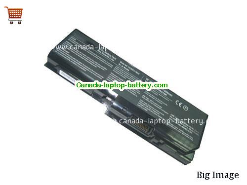 Genuine TOSHIBA P200-1FZ Battery 6600mAh, 10.8V, Black , Li-ion