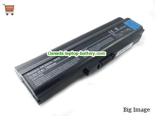 TOSHIBA PA3594U-1BRS Replacement Laptop Battery 7800mAh 10.8V Black Li-ion