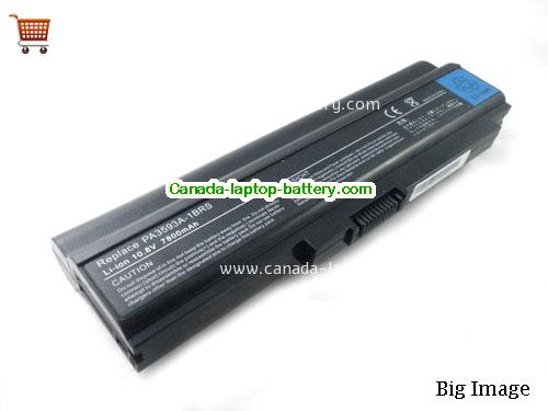 TOSHIBA PABAS111 Replacement Laptop Battery 7800mAh 10.8V Black Li-ion