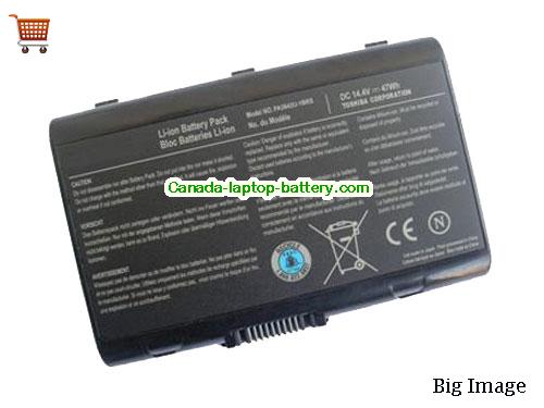 TOSHIBA Qosmio X305-Q706 Replacement Laptop Battery 47Wh 14.4V Black Li-ion