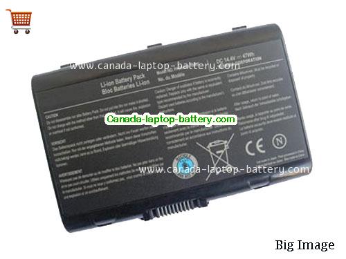 TOSHIBA PA3642U-1BRS Replacement Laptop Battery 47Wh 14.4V Black Li-ion