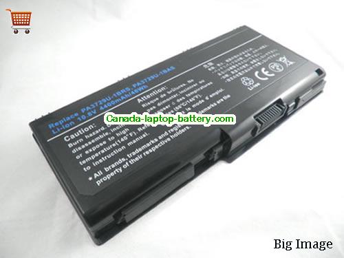TOSHIBA Qosmio X505-Q832 Replacement Laptop Battery 4400mAh 10.8V Black Li-ion